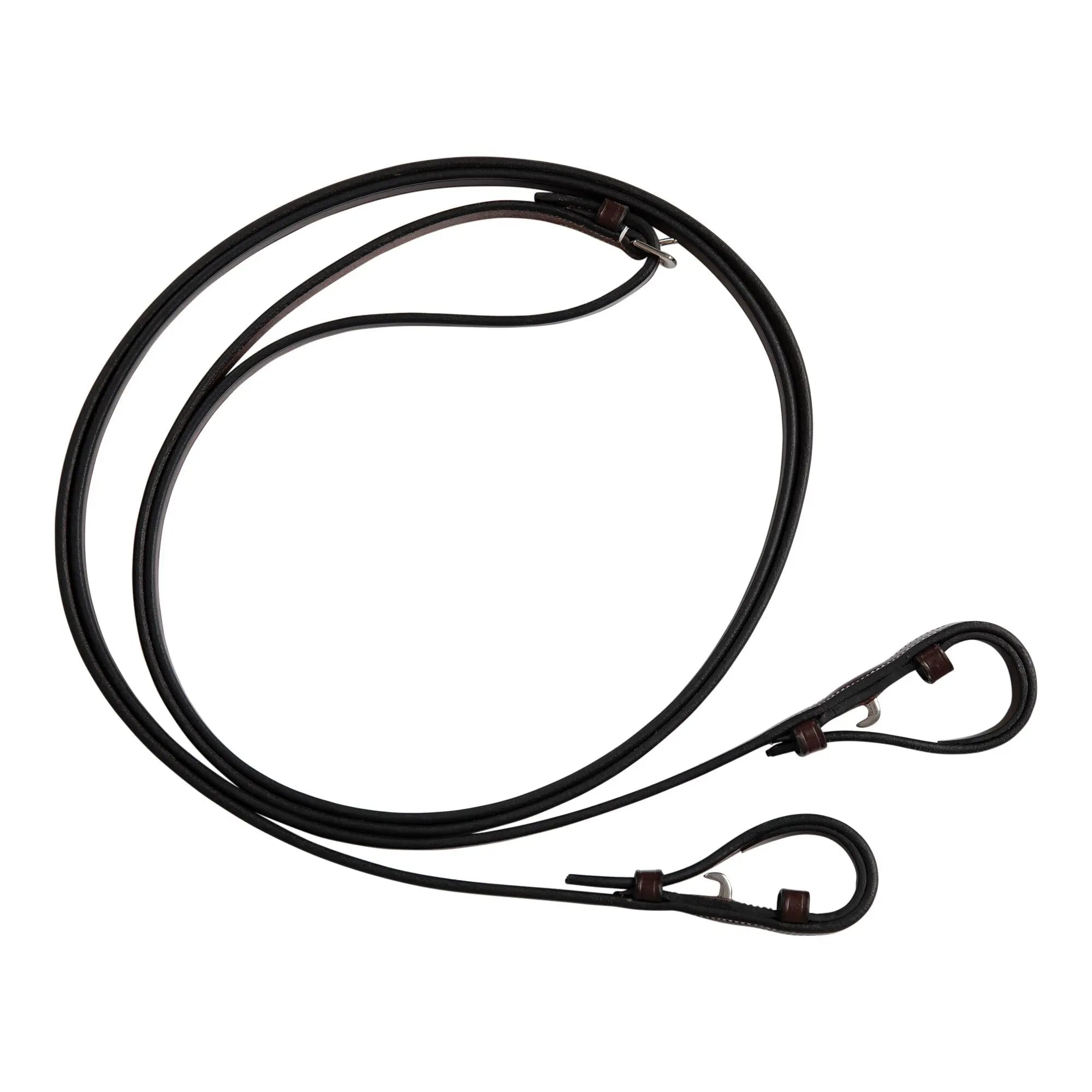Huntley Equestrian Sedgwick Pelham Flat Curb Rein - Equiluxe Tack