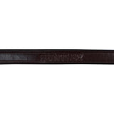 Huntley Equestrian Sedgwick Pelham Flat Curb Reins, Rubber Lined - Equiluxe Tack