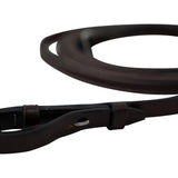 Huntley Equestrian Sedgwick Pelham Flat Curb Reins, Rubber Lined - Equiluxe Tack