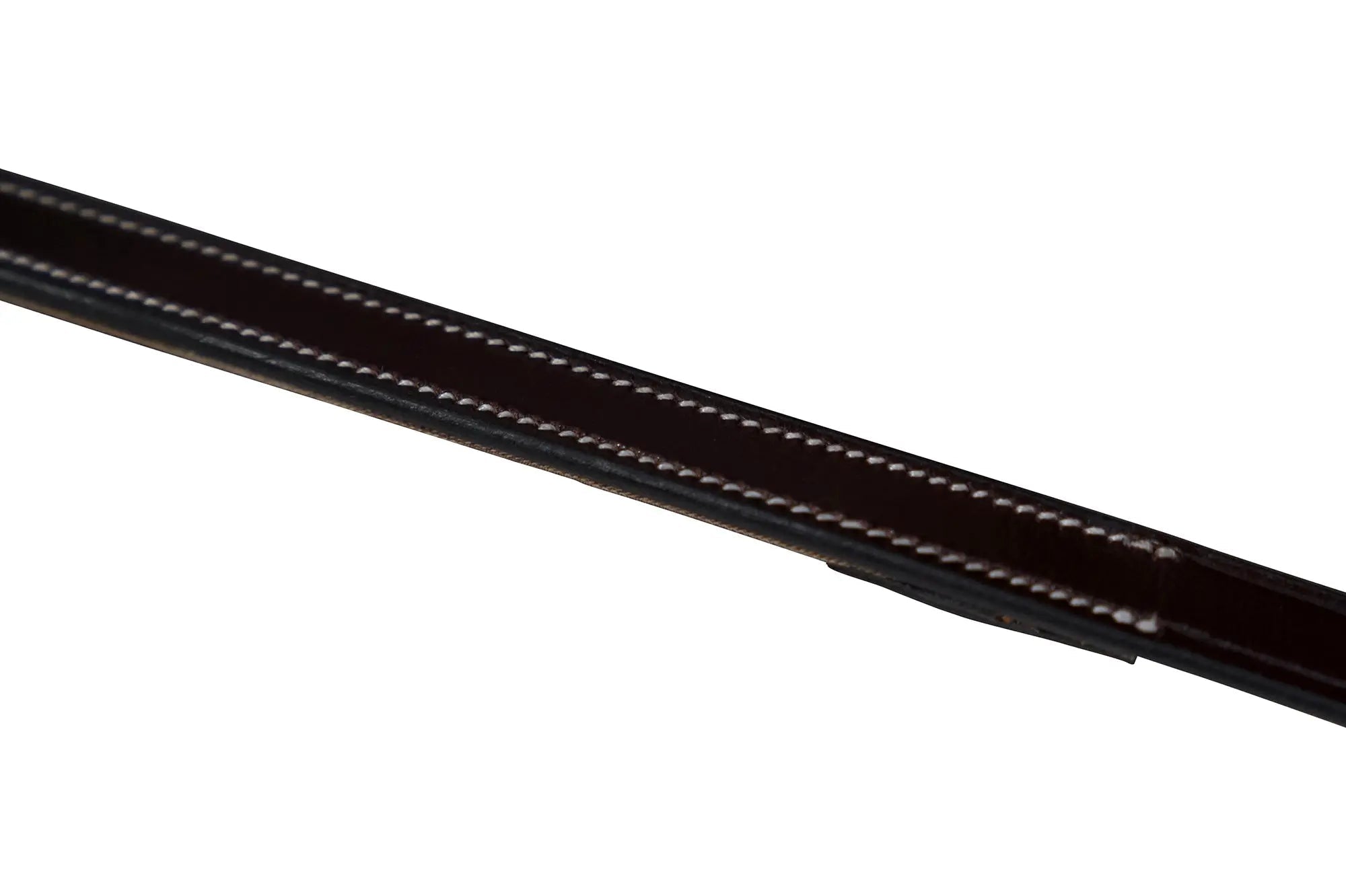 Huntley Equestrian Sedgwick Pelham Flat Curb Reins, Rubber Lined - Equiluxe Tack