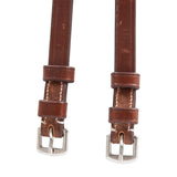Huntley Equestrian Sedgwick Traditional Cheek Pieces - Equiluxe Tack