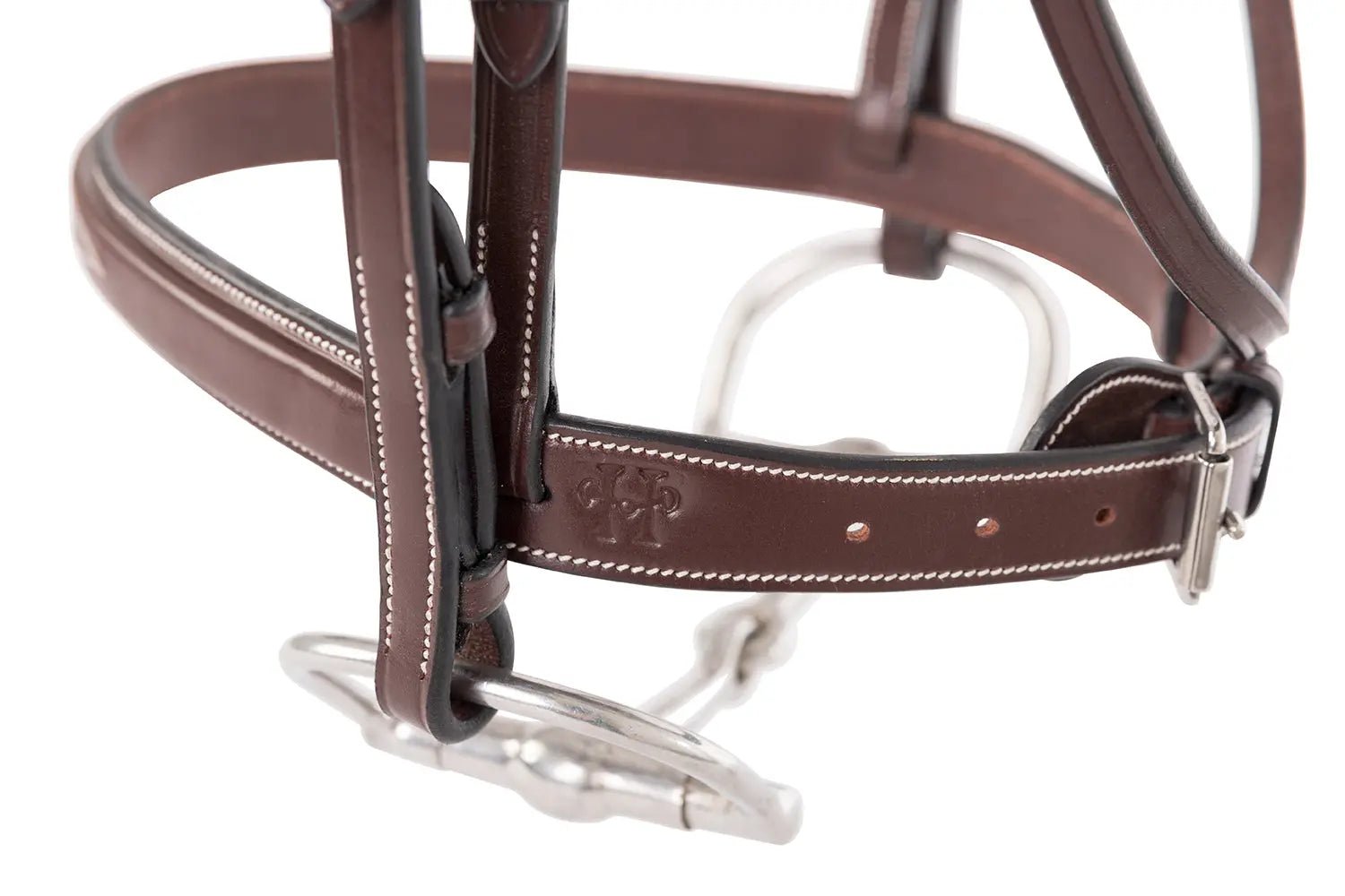 Huntley Equestrian Sedgwick Traditional Cheek Pieces - Equiluxe Tack