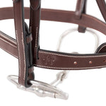 Huntley Equestrian Sedgwick Traditional Cheek Pieces - Equiluxe Tack