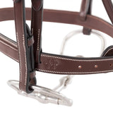 Huntley Equestrian Sedgwick Traditional Cheek Pieces - Equiluxe Tack