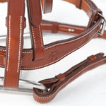 Huntley Equestrian Sedgwick Traditional Cheek Pieces - Equiluxe Tack