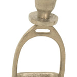 Huntley Equestrian Stirrup Candle Stick Holders, Silver set of 2 - Equiluxe Tack