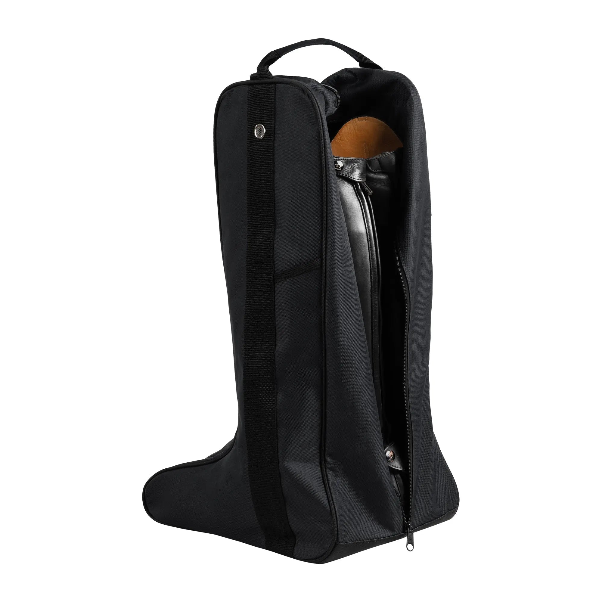 Huntley Equestrian Tall Riding Boot Bag, Black - Equiluxe Tack
