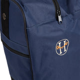 Huntley Equestrian Tall Riding Boot Bag, Navy - Equiluxe Tack
