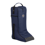 Huntley Equestrian Tall Riding Boot Bag, Navy - Equiluxe Tack