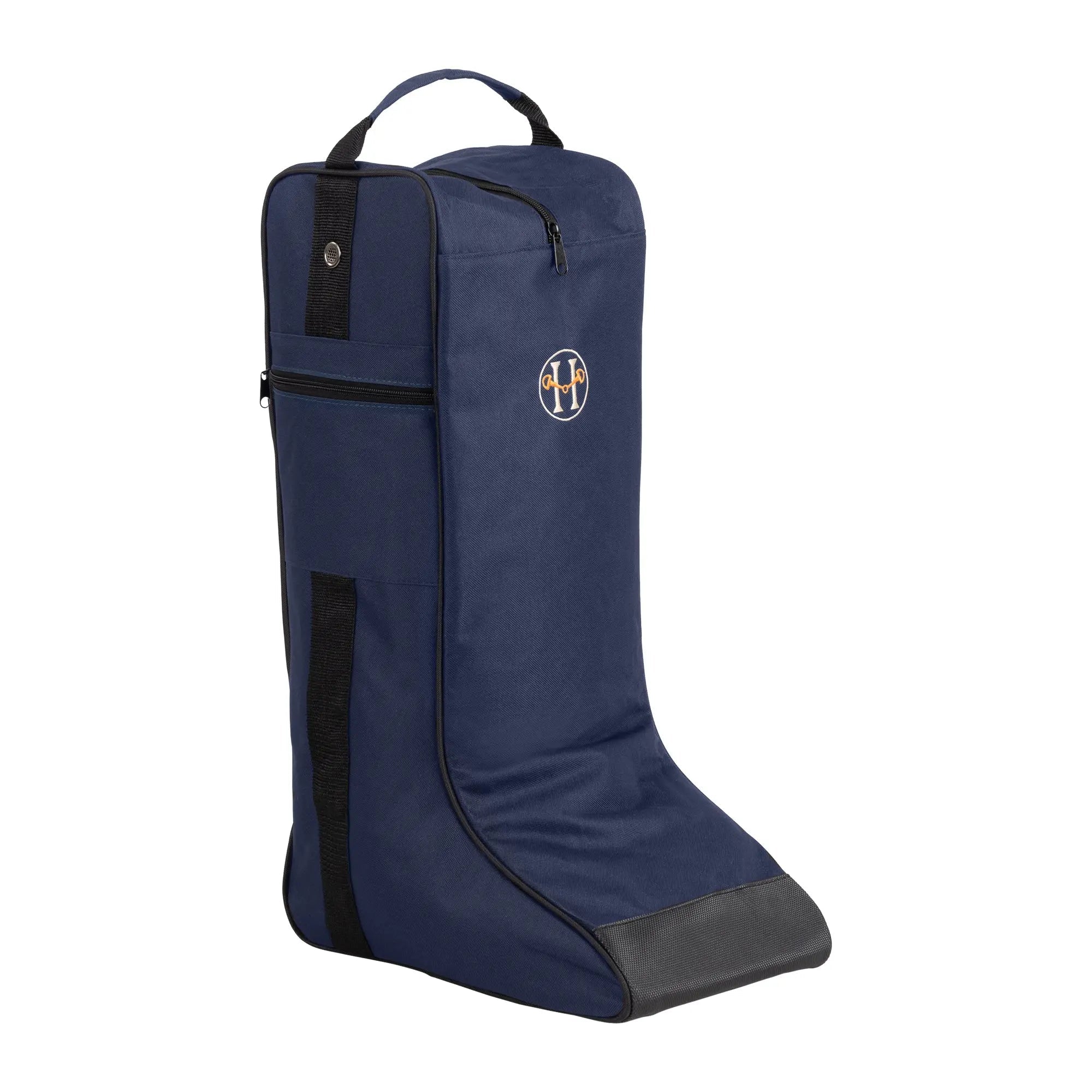 Huntley Equestrian Tall Riding Boot Bag, Navy - Equiluxe Tack