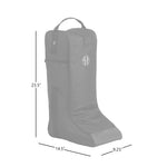 Huntley Equestrian Tall Riding Boot Bag, Navy - Equiluxe Tack