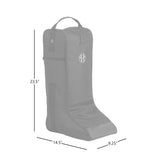 Huntley Equestrian Tall Riding Boot Bag, Navy - Equiluxe Tack
