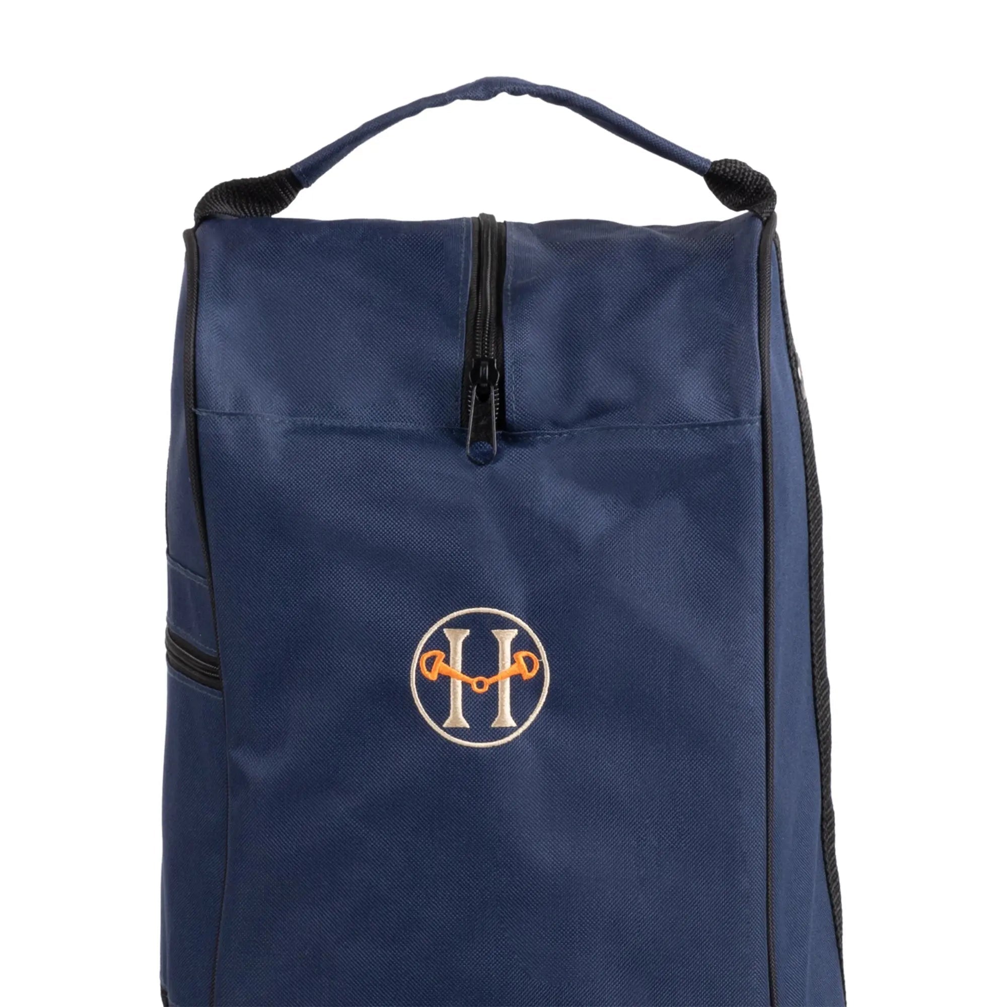 Huntley Equestrian Tall Riding Boot Bag, Navy - Equiluxe Tack