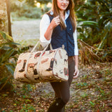 Huntley Equestrian Tapestry Duffle Bag-English Design - Equiluxe Tack