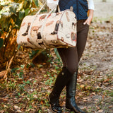 Huntley Equestrian Tapestry Duffle Bag-English Design - Equiluxe Tack
