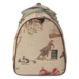 Huntley Equestrian Tapestry Duffle Bag-Western Design - Equiluxe Tack