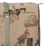 Huntley Equestrian Tapestry Duffle Bag-Western Design - Equiluxe Tack