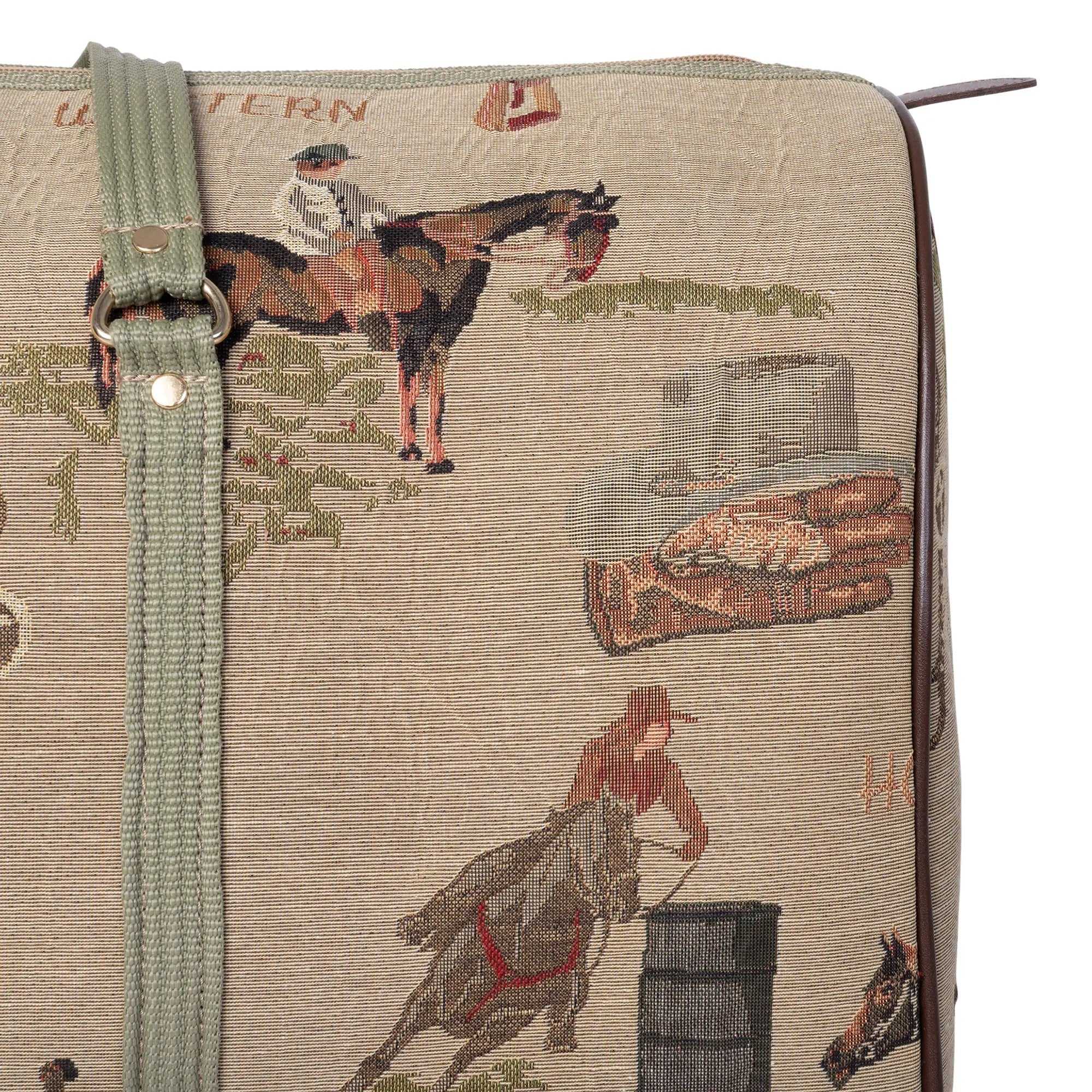 Huntley Equestrian Tapestry Duffle Bag-Western Design - Equiluxe Tack