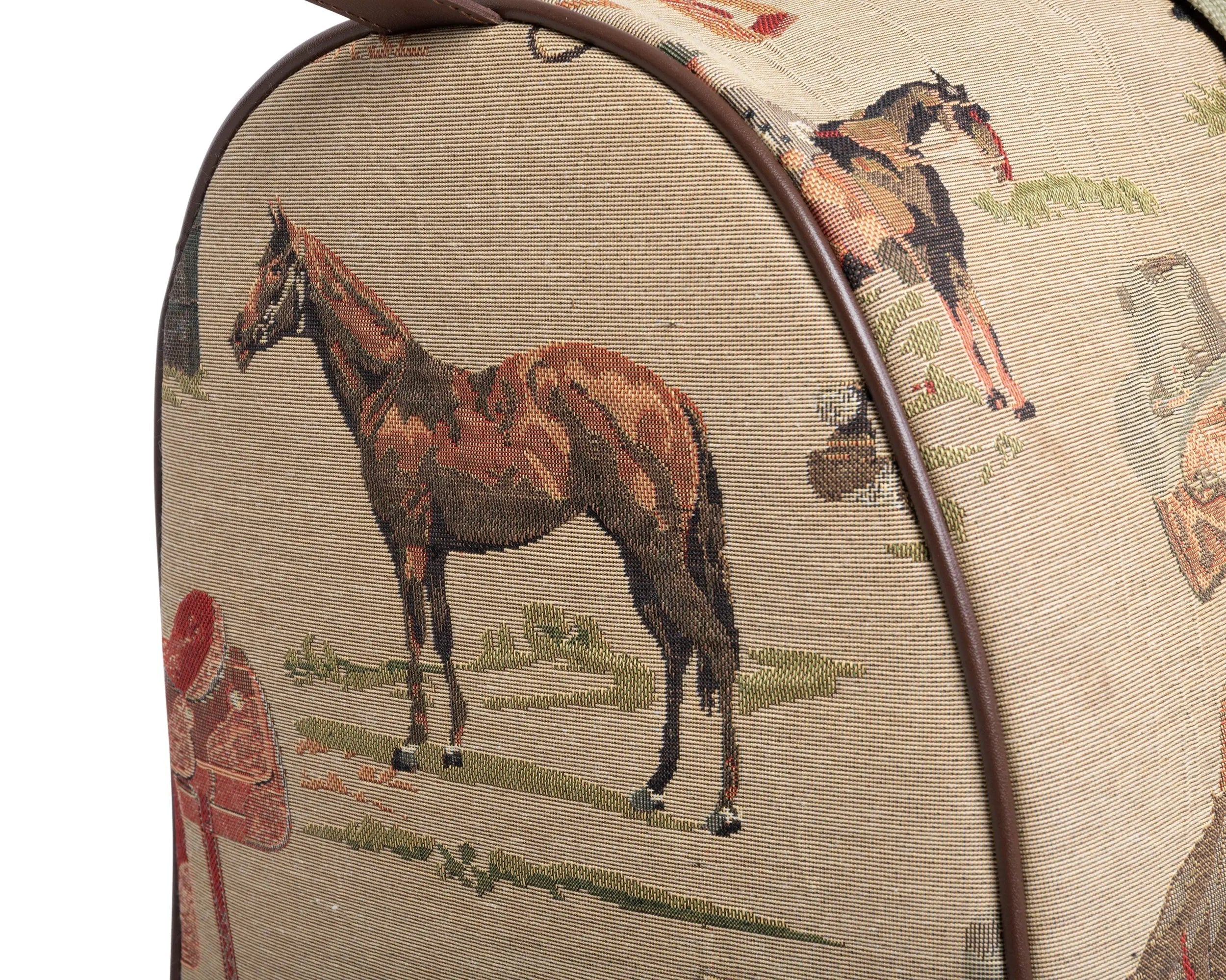 Huntley Equestrian Tapestry Duffle Bag-Western Design - Equiluxe Tack