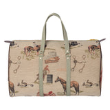 Huntley Equestrian Tapestry Duffle Bag-Western Design - Equiluxe Tack