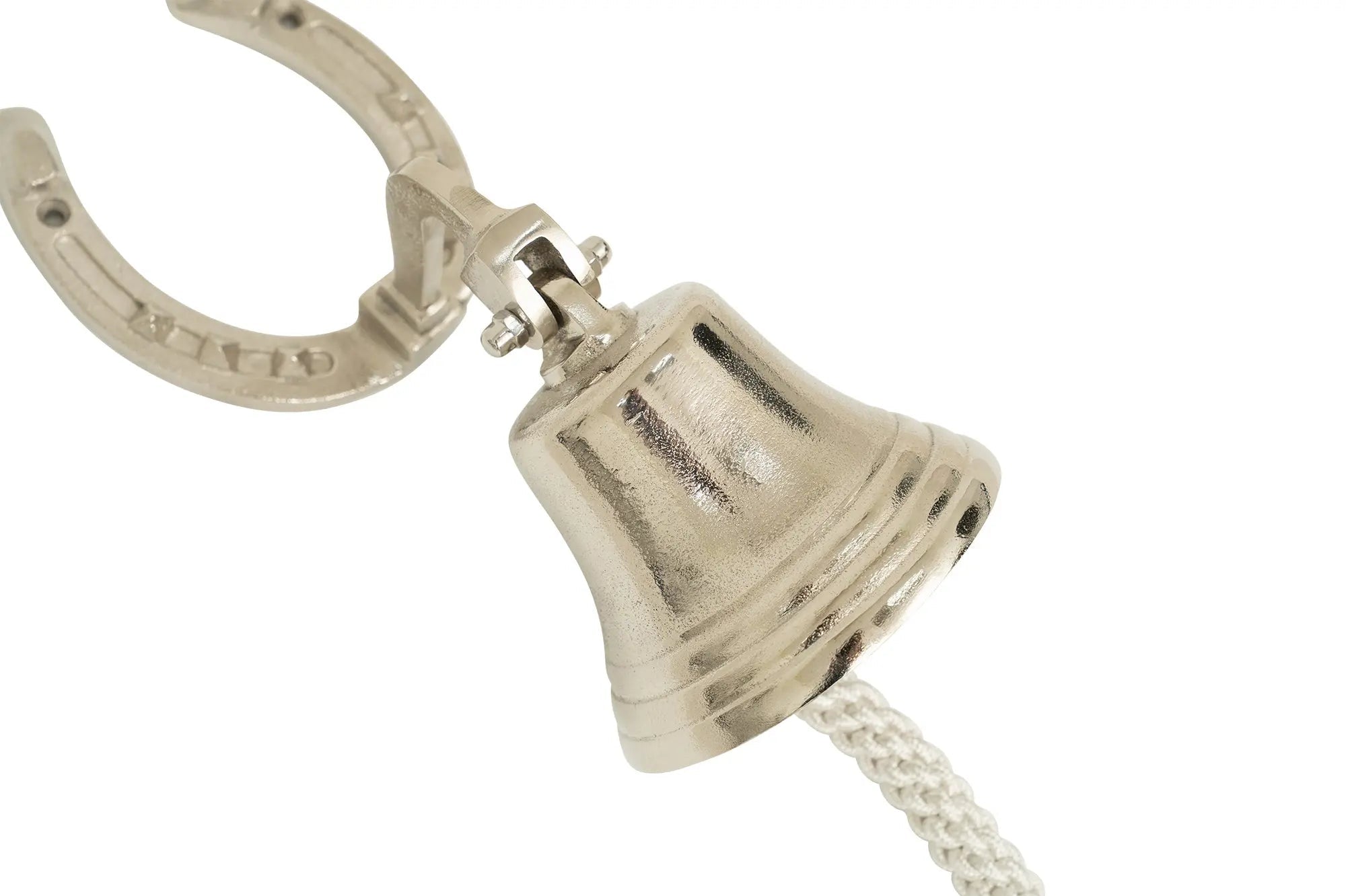Huntley Equestrian Wall Mounted Horse Shoe with Bell - Equiluxe Tack