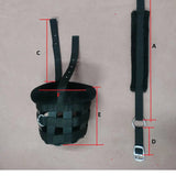 Huntley Fleece Padded Nylon Grazing Muzzle, Black - Equiluxe Tack