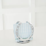 Huntley Horseshoe Napkin Holder, Aluminum Silver Finish - Equiluxe Tack