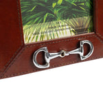 Huntley Leather Frame with Silver Horse Bit - Equiluxe Tack