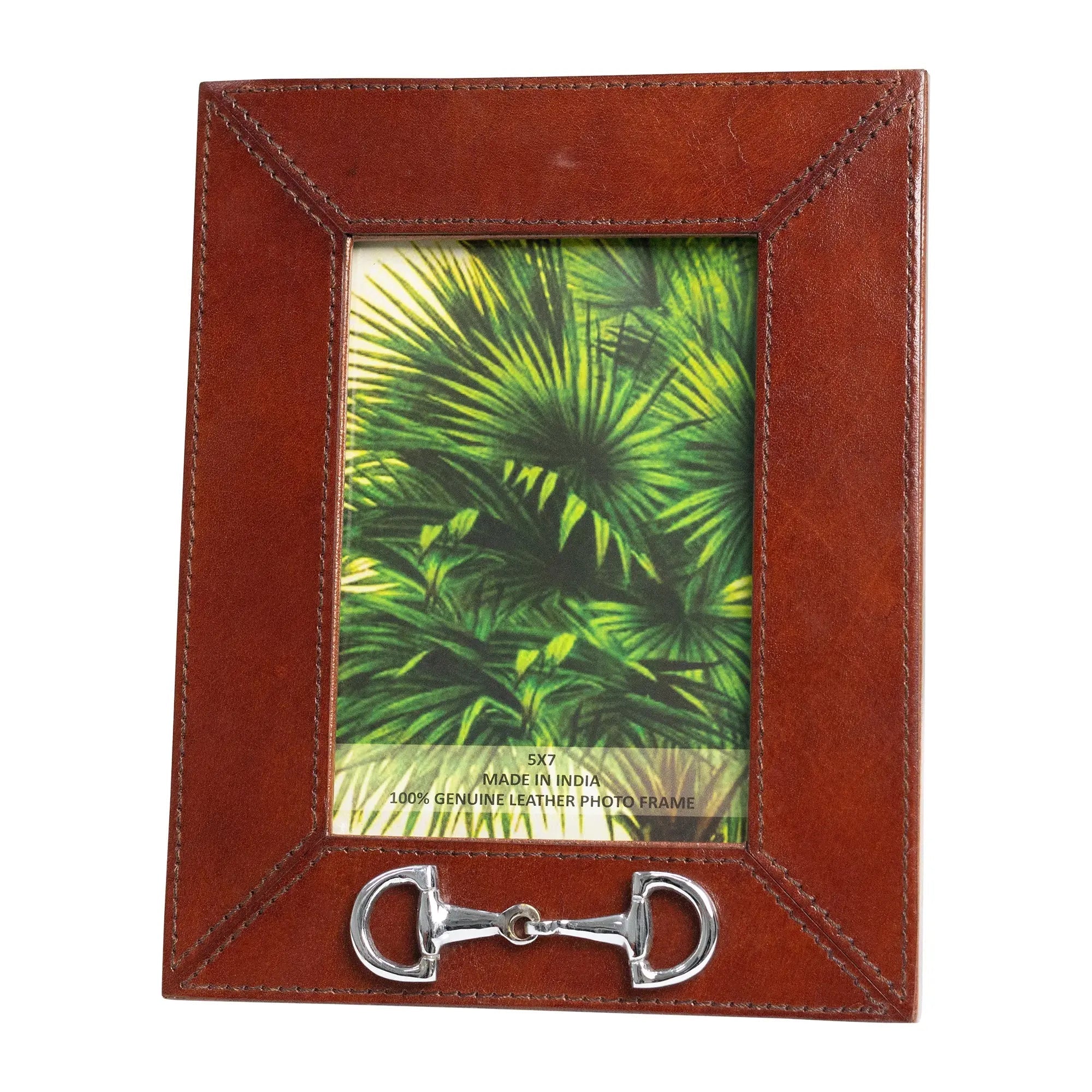 Huntley Leather Frame with Silver Horse Bit - Equiluxe Tack