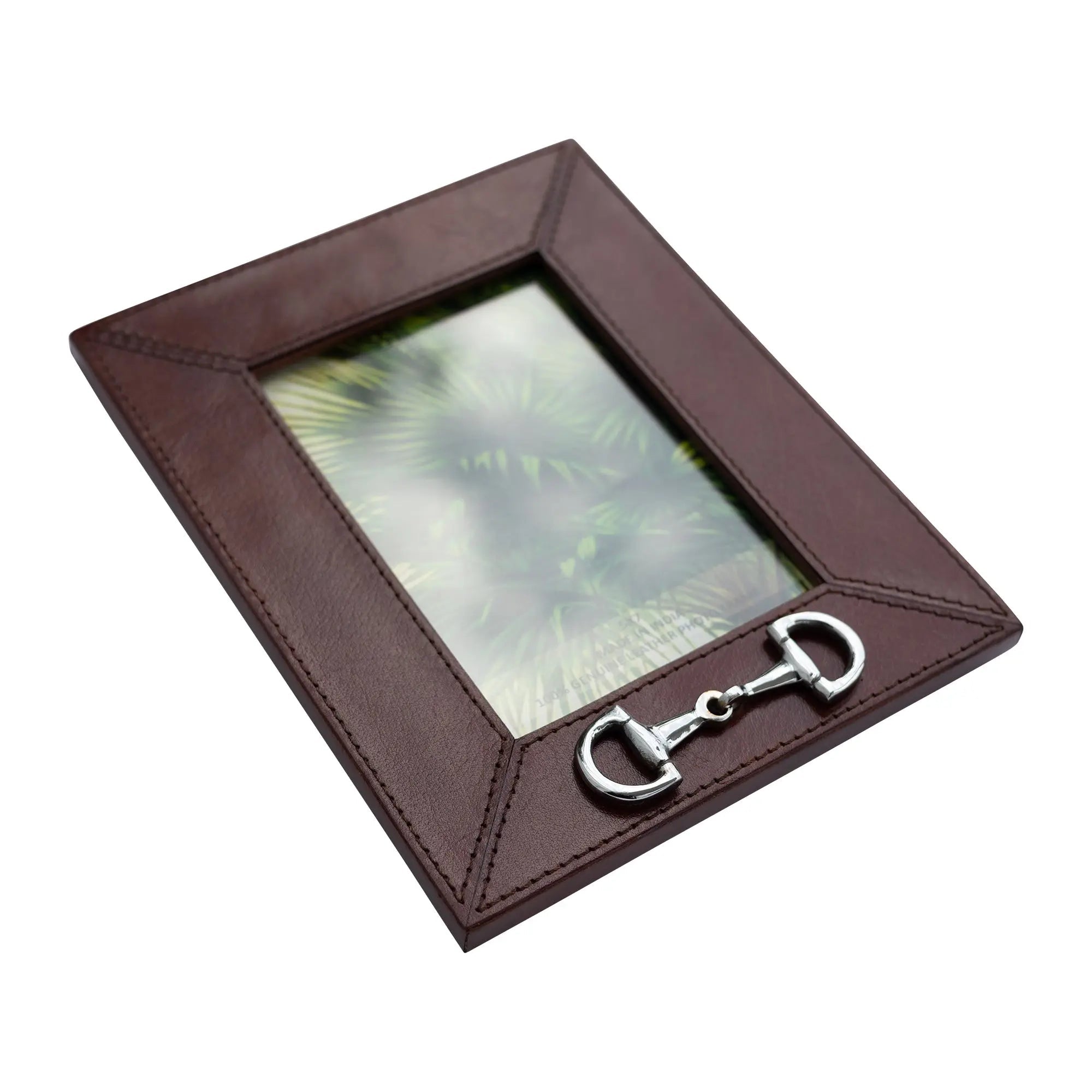 Huntley Leather Frame with Silver Horse Bit - Equiluxe Tack