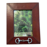 Huntley Leather Frame with Silver Horse Bit - Equiluxe Tack