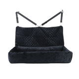 Huntley Pet Dog Car Seat for Large Dogs, Pet Booster Back Set Bed, Black - Equiluxe Tack