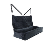 Huntley Pet Dog Car Seat for Large Dogs, Pet Booster Back Set Bed, Black - Equiluxe Tack