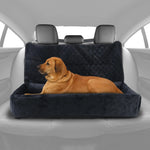 Huntley Pet Dog Car Seat for Large Dogs, Pet Booster Back Set Bed, Black - Equiluxe Tack