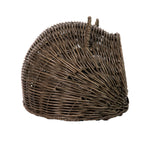 Huntley Pet Wicker Cat Shaped Play House Pet Bed with Cushion - Equiluxe Tack