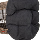Huntley Pet Wicker Cat Shaped Play House Pet Bed with Cushion - Equiluxe Tack
