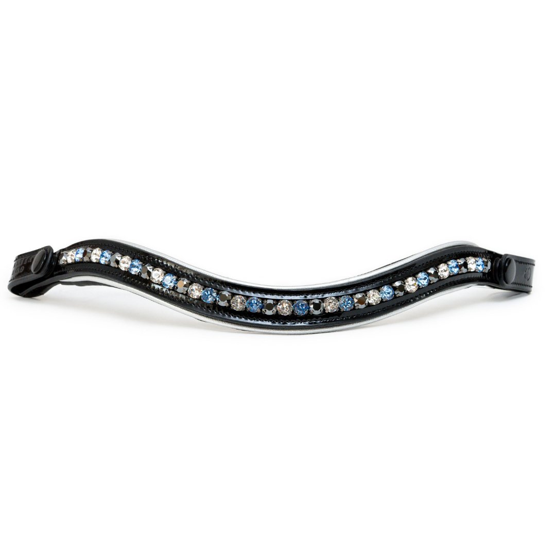 Ice & Sky Wave Browband - Halter Ego® - Equiluxe Tack