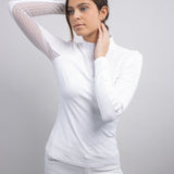 Harcour Poris - Womens 1/4 Zip Long Sleeve Technical Shirt