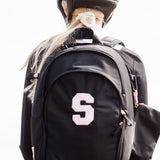 Veltri "Initial" Delaire Helmet Backpack - Black