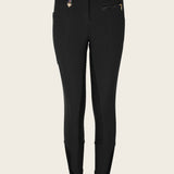 Inspire Full Seat High Waist Black Coolmax Breeches - Espoir Equestrian - Equiluxe Tack