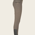 Inspire Full Seat High Waist Dusky Green Bamboo Breeches - Espoir Equestrian - Equiluxe Tack