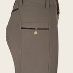 Inspire Full Seat High Waist Dusky Green Bamboo Breeches - Espoir Equestrian - Equiluxe Tack