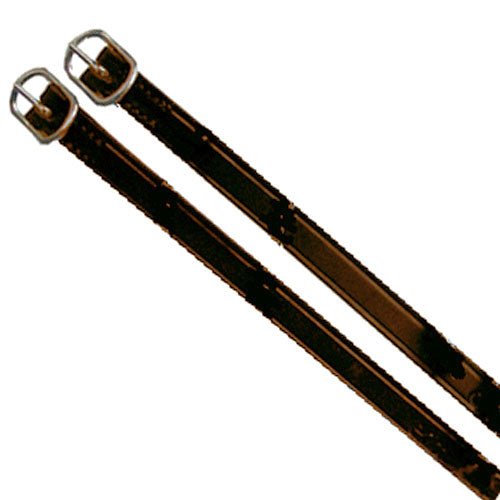 Intrepid Ladies Leather Spur Straps 1/2" x 18" Brown - Intrepid International - Equiluxe Tack