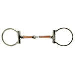 Intrepid Stainless Steel Copper Wire Wound Snaffle Dee Bit 5" - Intrepid International - Equiluxe Tack