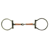 Intrepid Stainless Steel Copper Wire Wound Snaffle Dee Bit 5" - Intrepid International - Equiluxe Tack