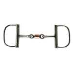 Intrepid Stainless Steel Dee Copper Roller Snaffle Mouth Bit 5" - Intrepid International - Equiluxe Tack