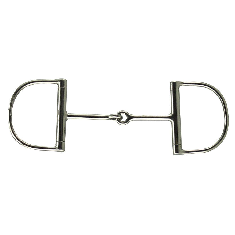 Intrepid Stainless Steel Dee Large Light Mouth Snaffle Bit - Intrepid International - Equiluxe Tack