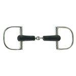 Intrepid Stainless Steel Dee with Hard Rubber Snaffle Bit 5" with 3" Rings - Intrepid International - Equiluxe Tack