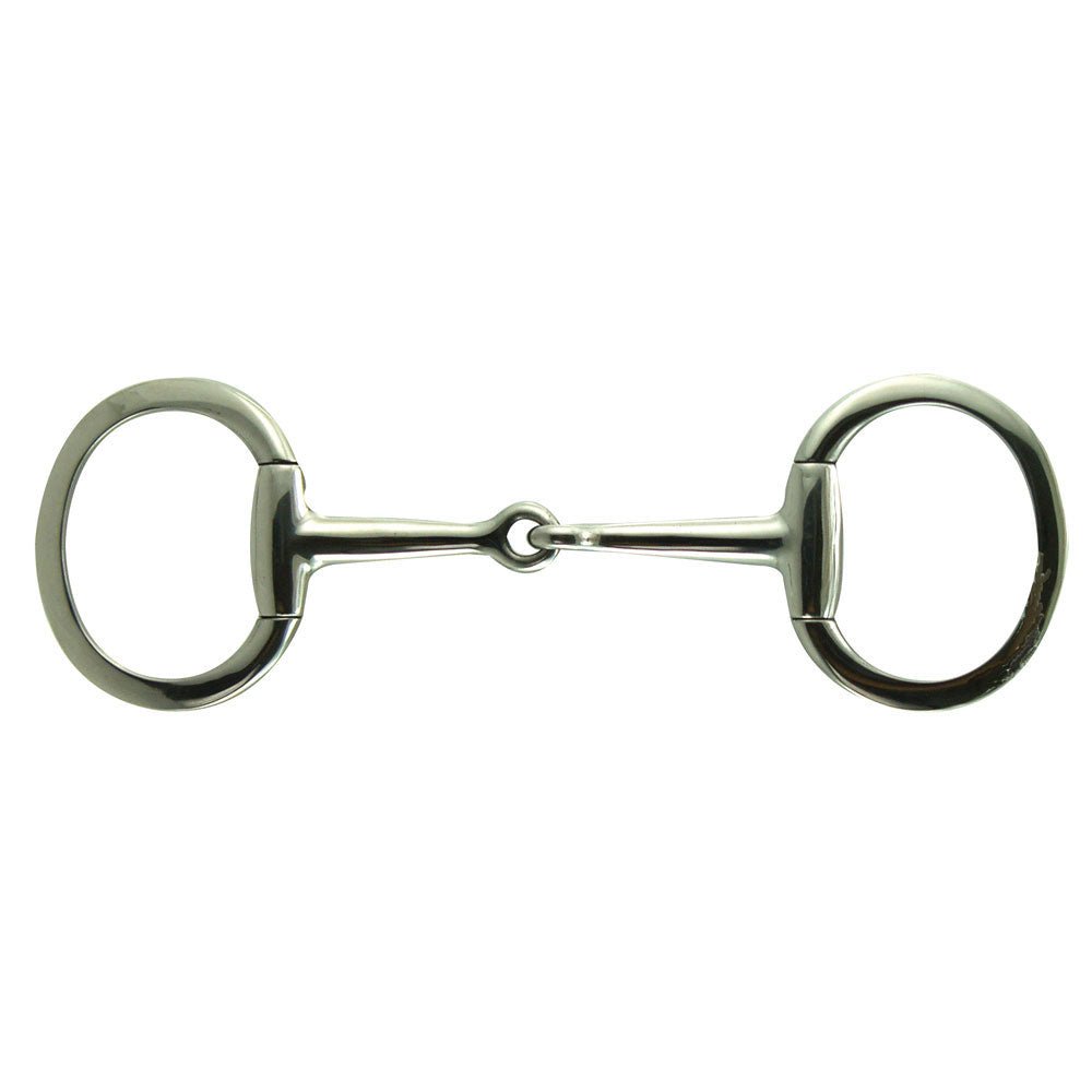 Intrepid Stainless Steel Eggbutt Flat Ring Snaffle Bit - Intrepid International - Equiluxe Tack