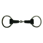 Intrepid Stainless Steel Eggbutt Jointed Rubber Mouth Bit - Intrepid International - Equiluxe Tack